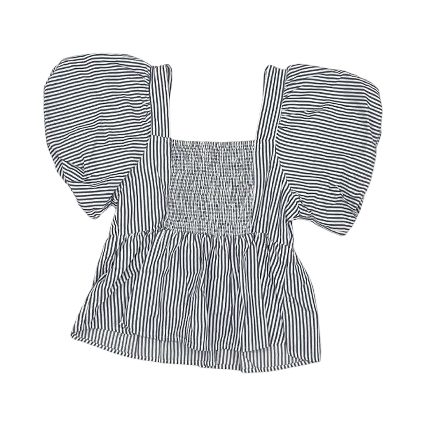 Blouse Ss By Old Navy In Blue & White, Size:S