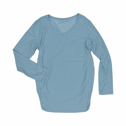 Mat Top Ls By Time And Tru In Blue, Size:L