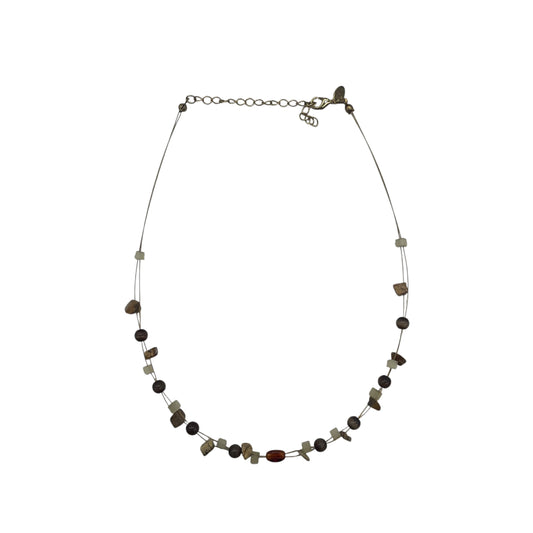 Necklace Statement By Lia Sophia In Brown