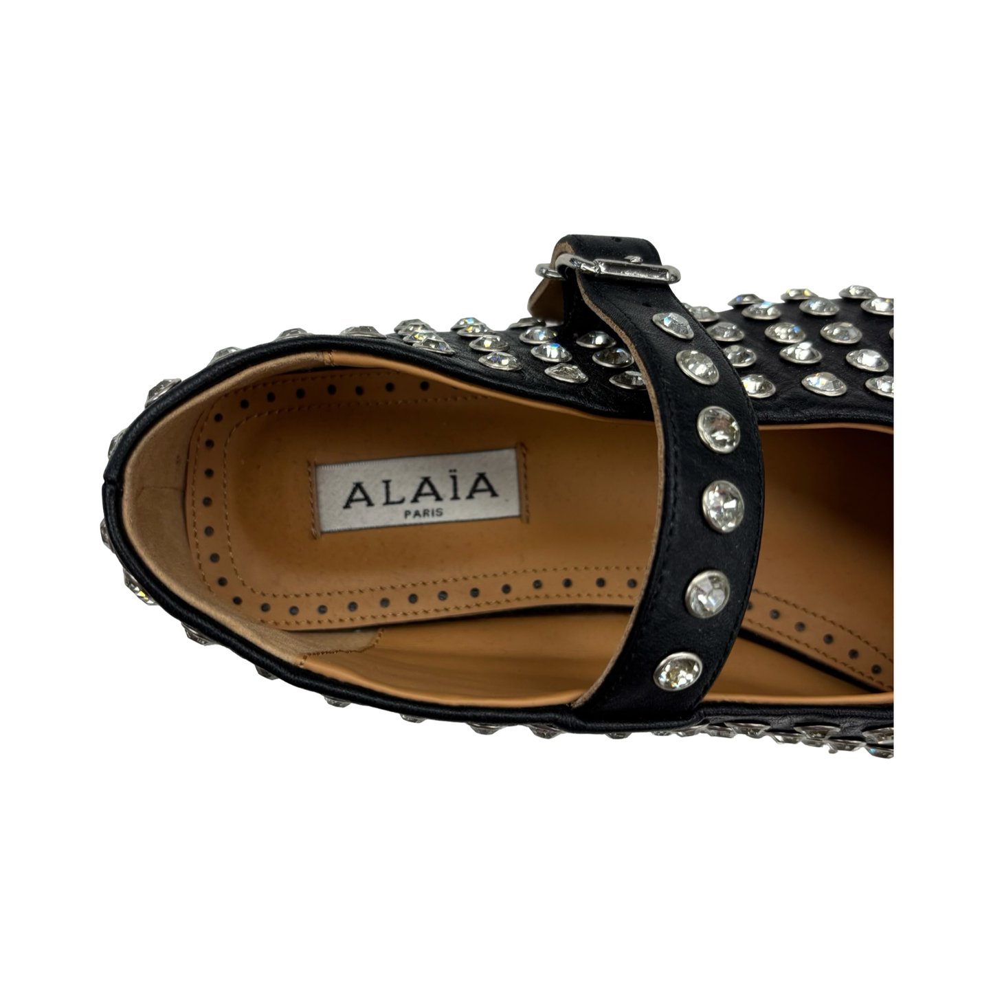 Shoes Designer By Alaia In Black, Size:7.5