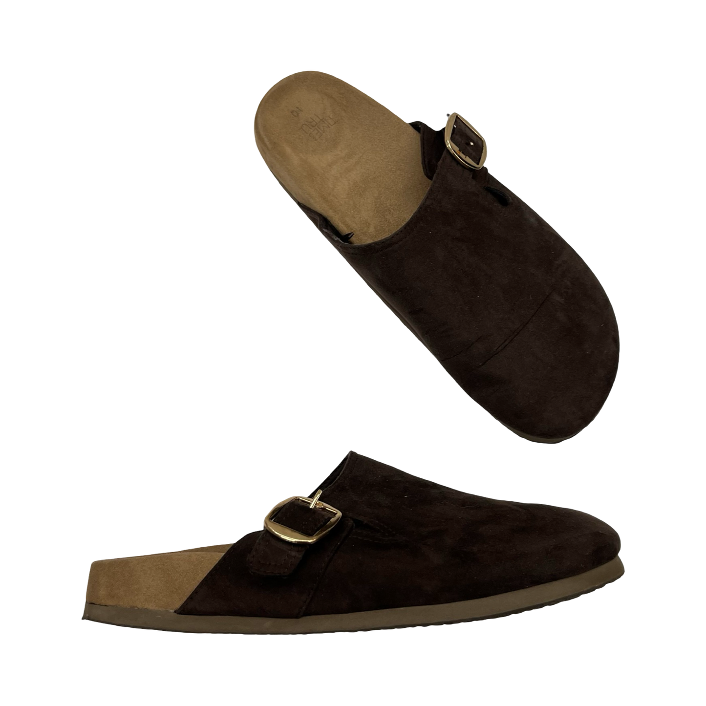 Shoes Flats By Time And Tru In Brown, Size:10