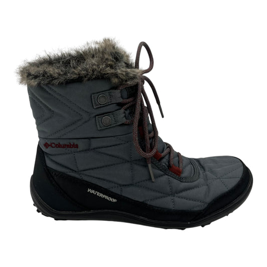 Boots Snow By Columbia In Grey, Size:9