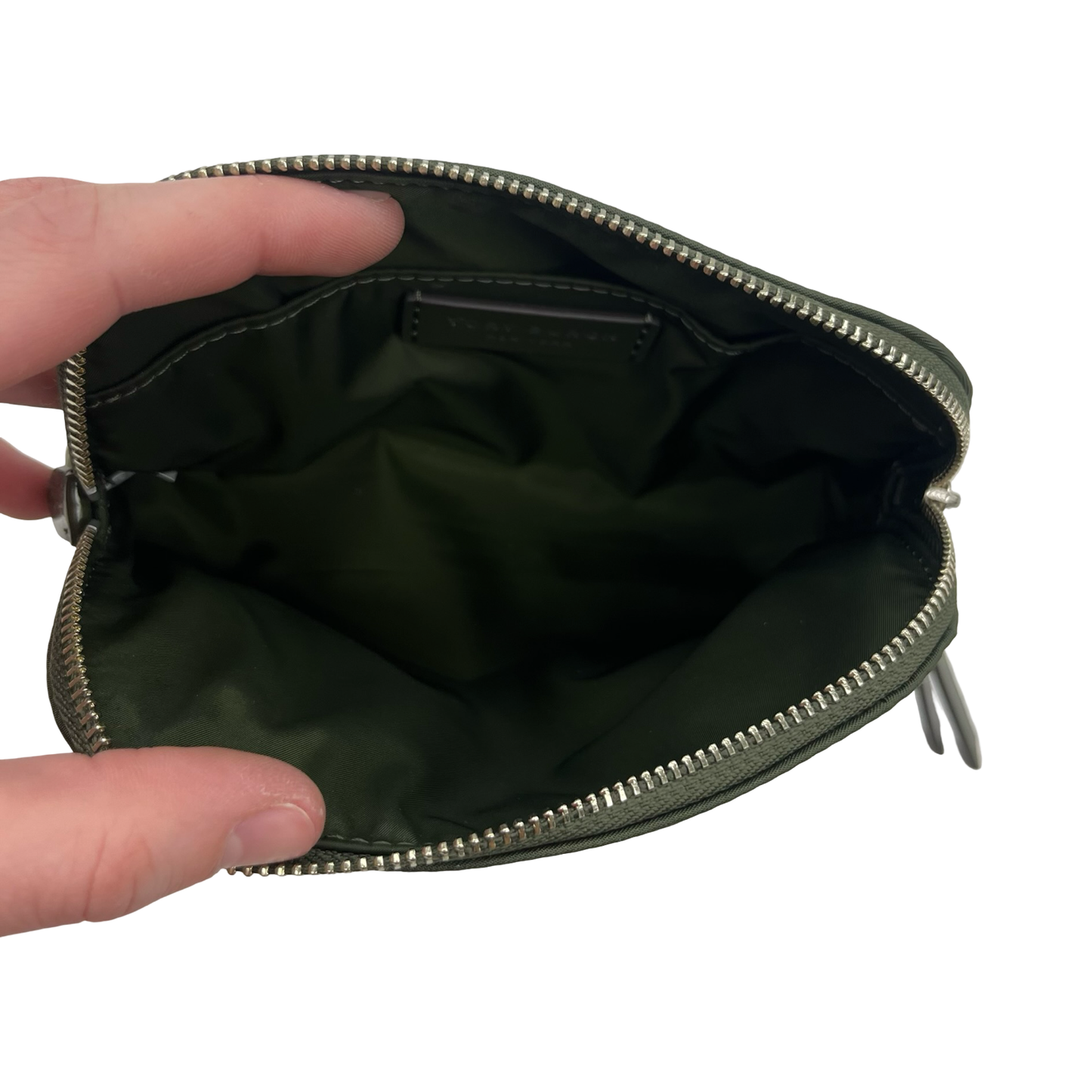 Makeup Bag Designer By Tory Burch In Green, Size:Small
