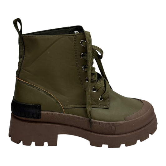 Boots Ankle Flats By Qupid In Green, Size:9