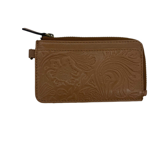Wallet Leather By Clothes Mentor In Brown, Size:Small