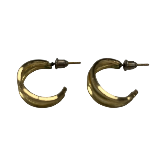 Earrings Hoop By Clothes Mentor In Gold