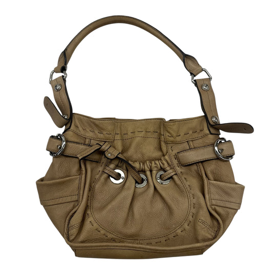 Handbag Leather By B. Makowsky In Brown, Size:Medium