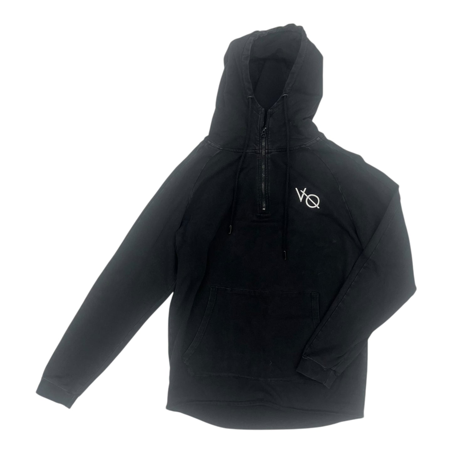 Athletic Sweatshirt Hoodie By Clothes Mentor In Black, Size:L