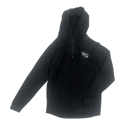 Athletic Sweatshirt Hoodie By Clothes Mentor In Black, Size:L