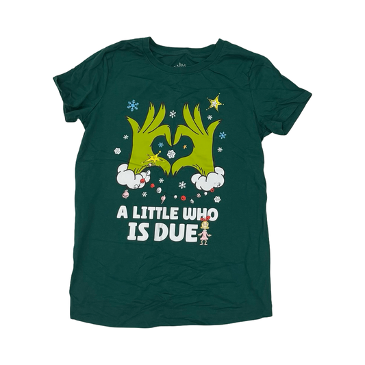 Mat Top Ss By Clothes Mentor In Green, Size:L