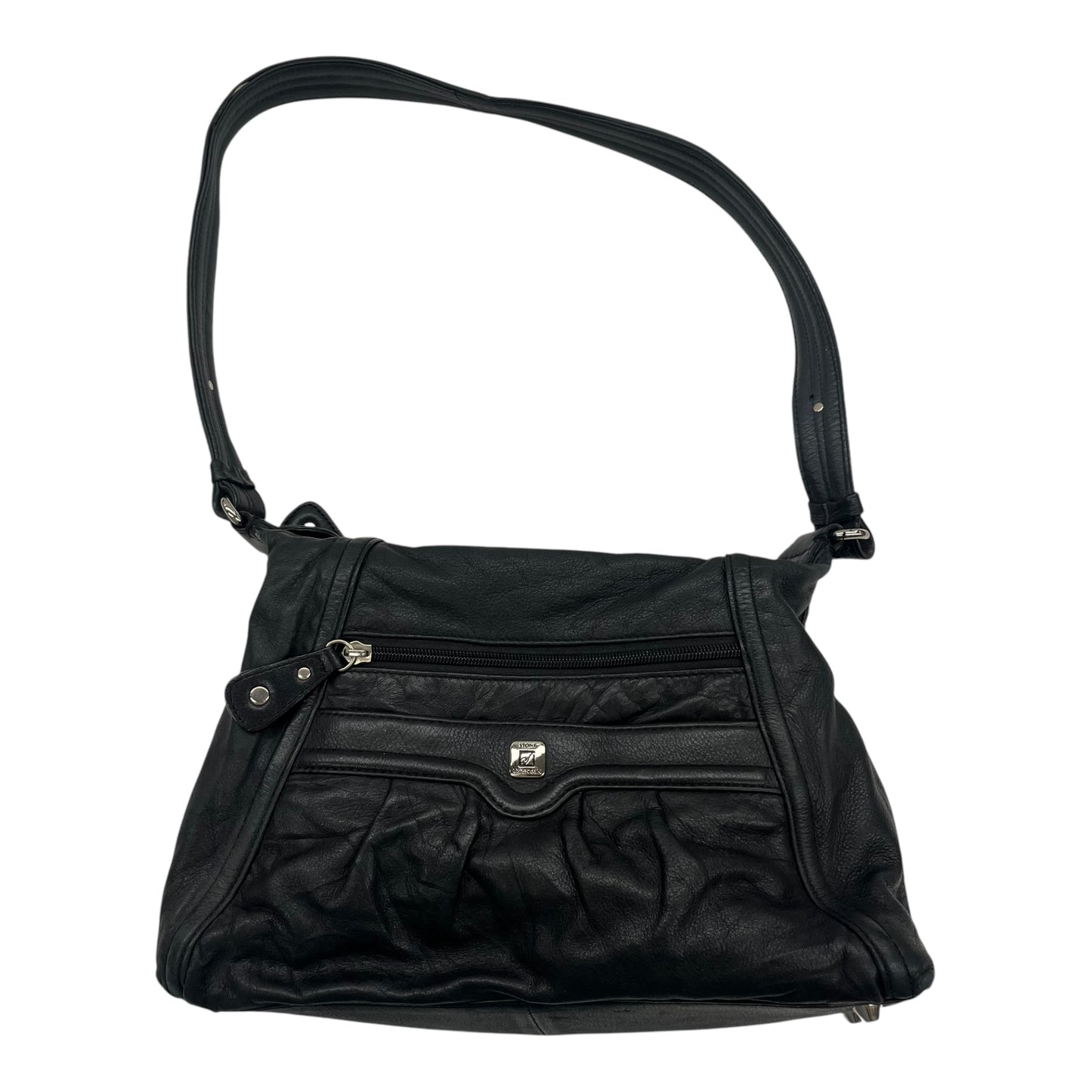 Handbag By Stone Mountain In Black, Size:Medium