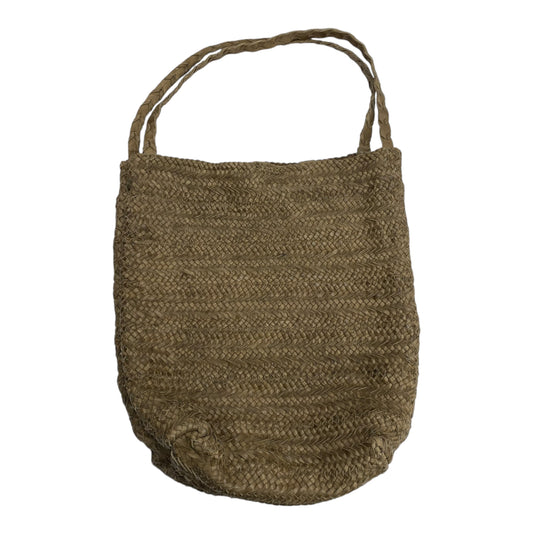 Tote Leather By Clothes Mentor In Tan, Size:Medium