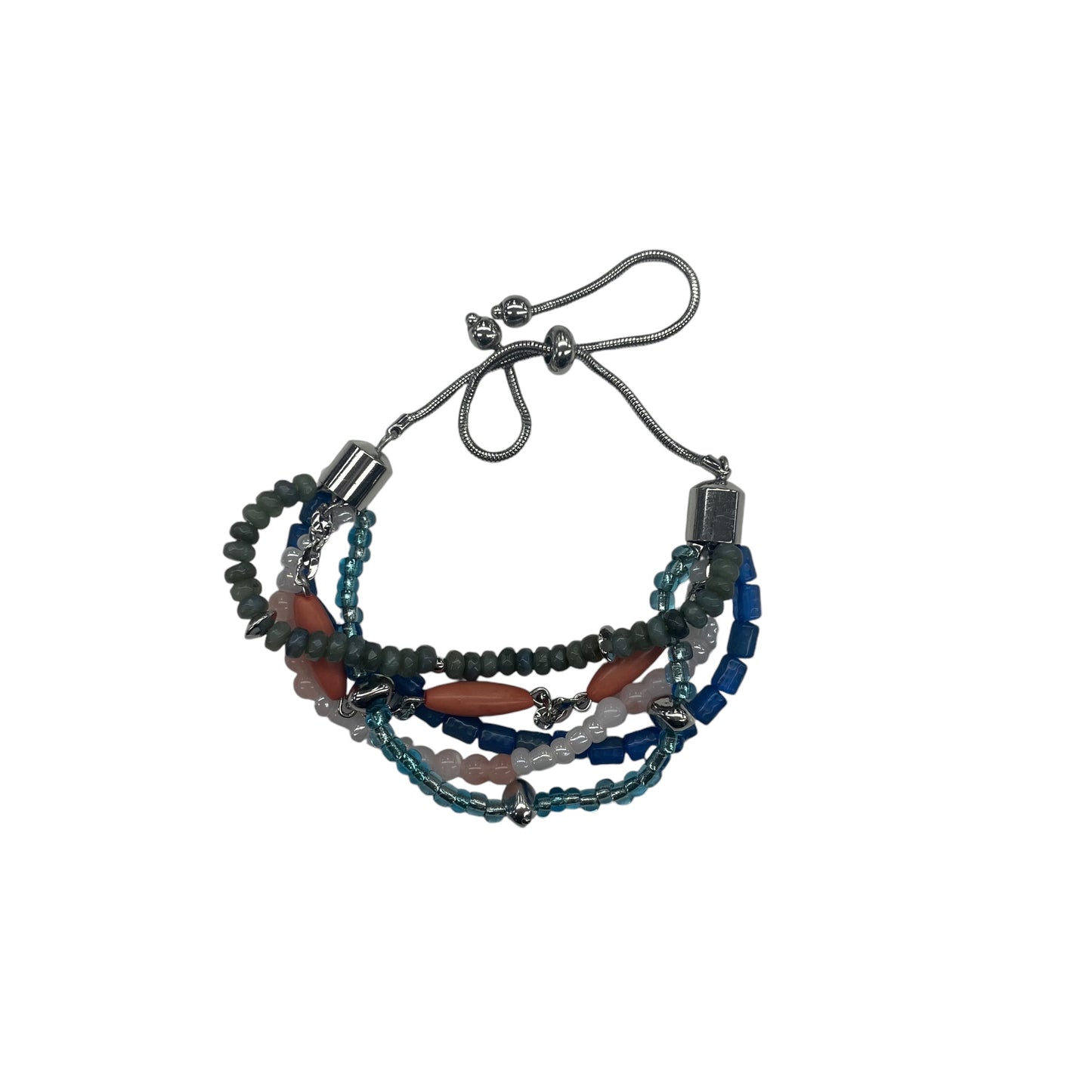 BRACELET BEADED by    CLOTHES MENTOR In BLUE & GREEN