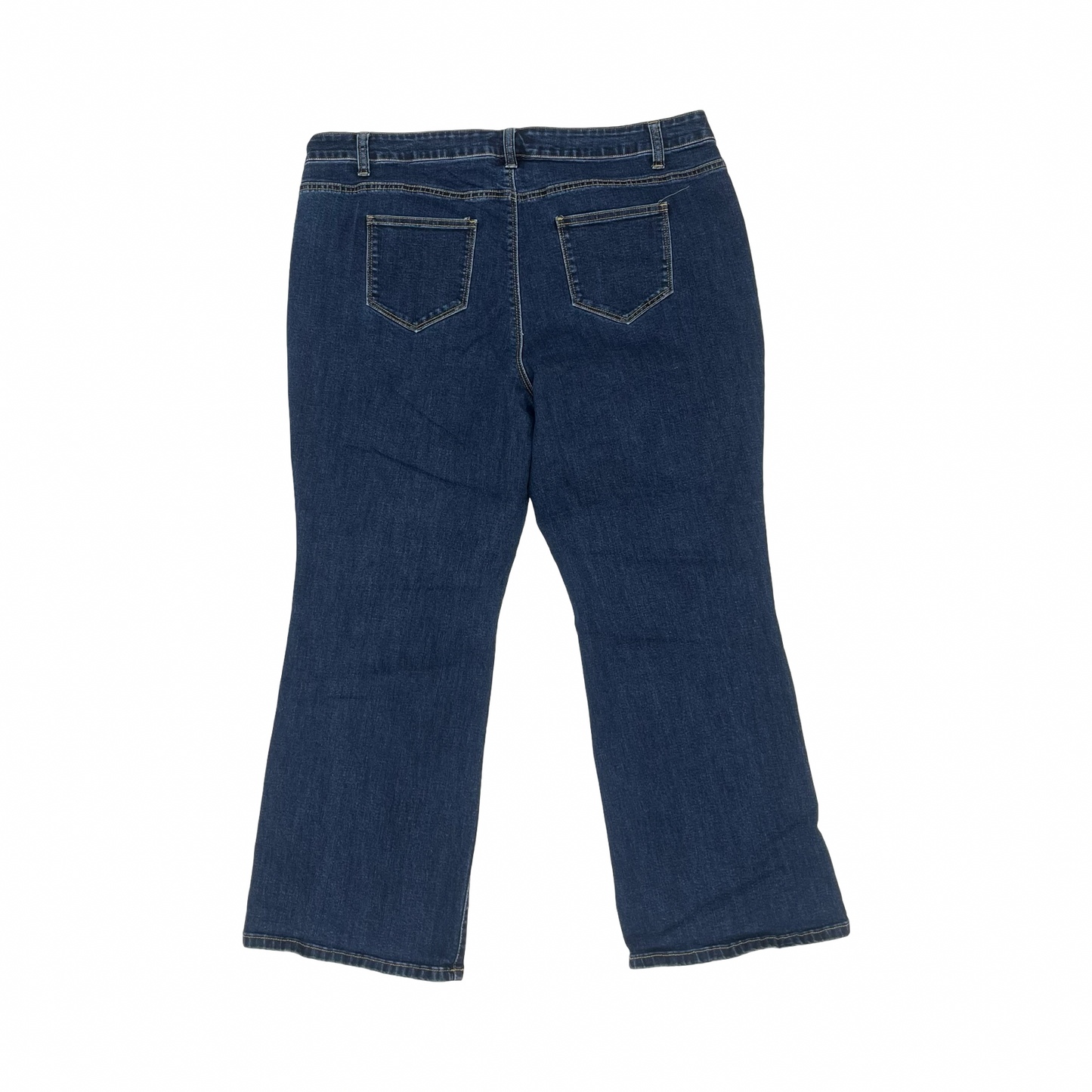 Jeans Boot Cut By Woman Within In Blue Denim, Size:22
