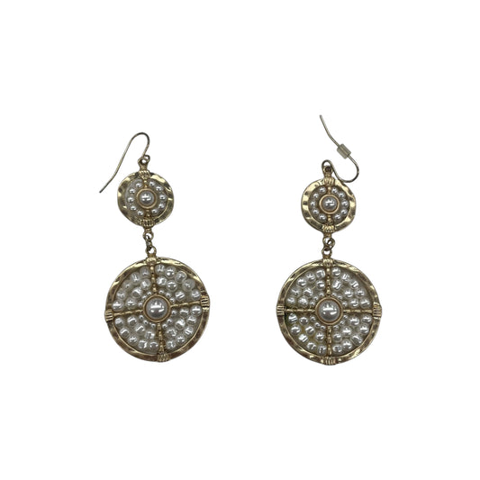 Earrings Dangle/Drop By Clothes Mentor In Cream