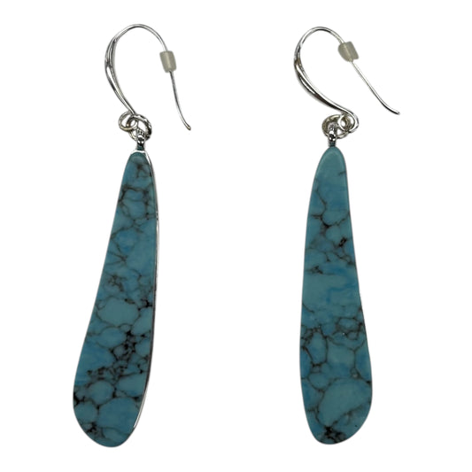 Earrings Dangle/Drop By Clothes Mentor In Blue & Silver