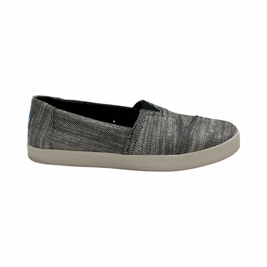 Shoes Flats By Toms In Grey, Size:8