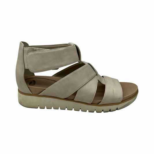 Sandals Heels Wedge By Dr Scholls In Tan, Size:8