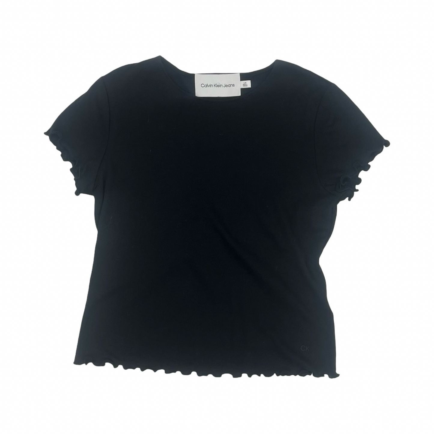 Top Ss By Calvin Klein In Black, Size:L