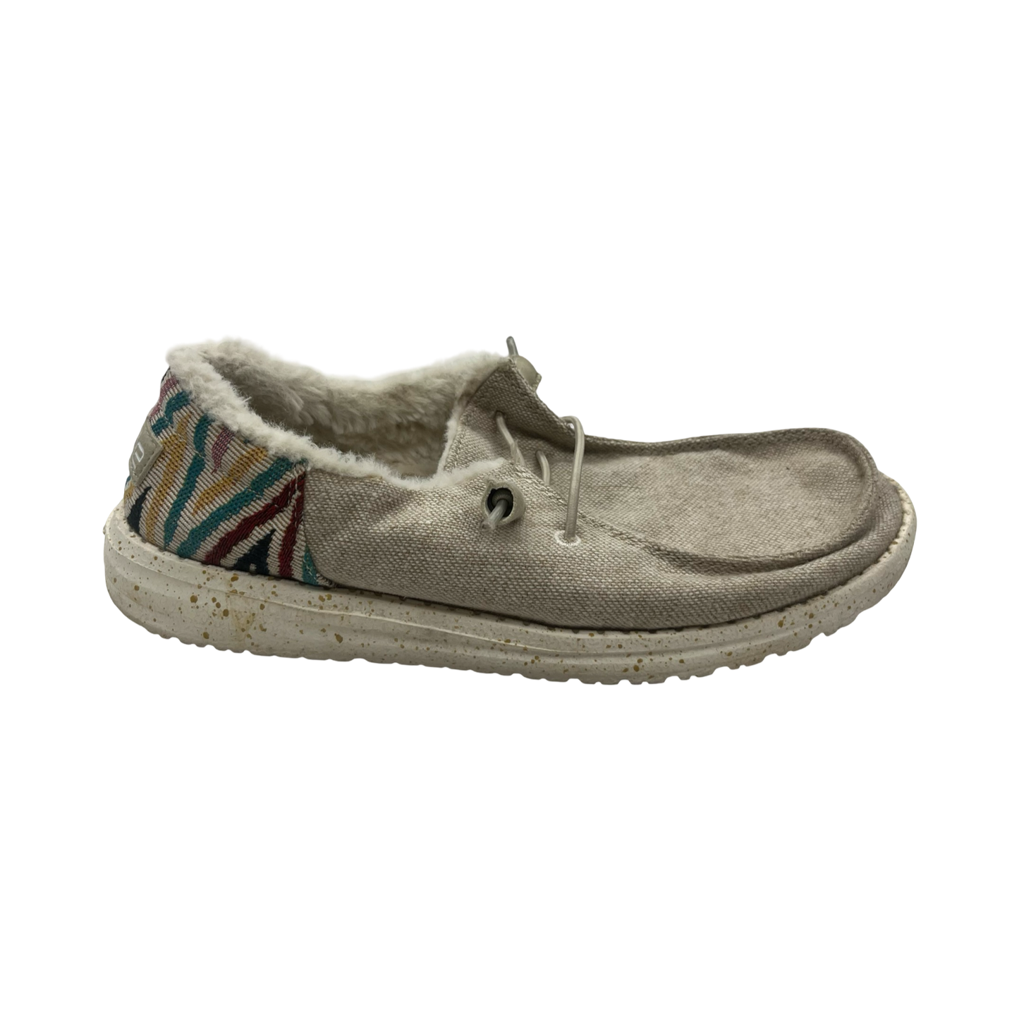 Shoes Flats By Hey Dude In Tan, Size:6