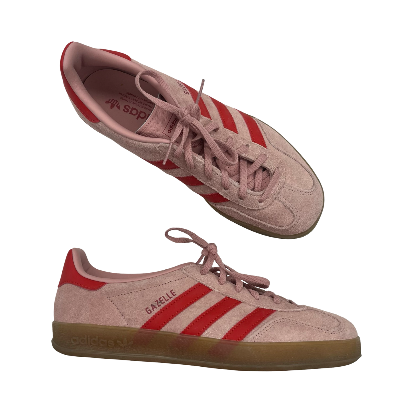 Shoes Sneakers By Adidas In Pink & Red, Size:9