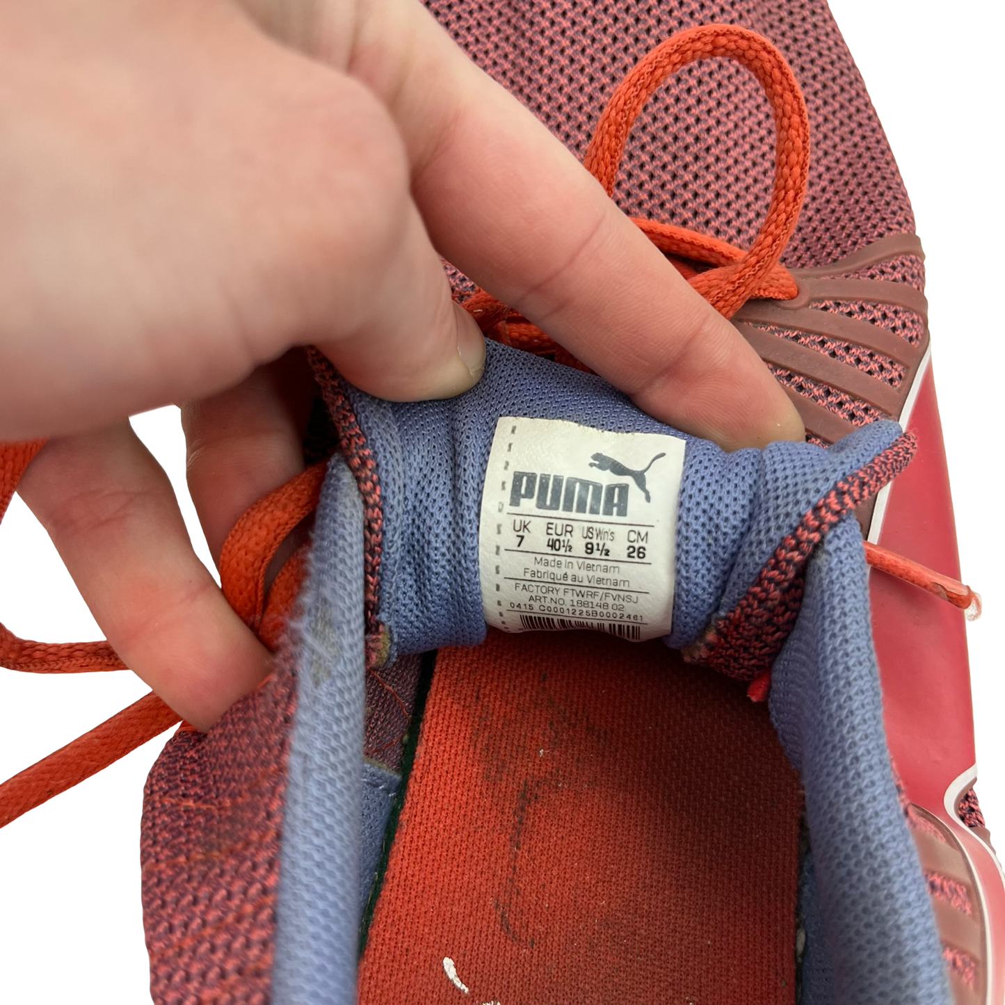 Shoes Athletic By Puma In Red, Size:9.5