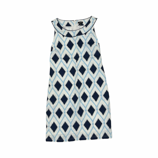 Dress Casual Short By Talbots In Blue & White, Size:8P