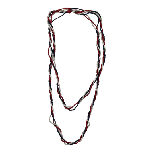 NECKLACE LAYERED by    CLOTHES MENTOR In BLUE & RED & WHITE