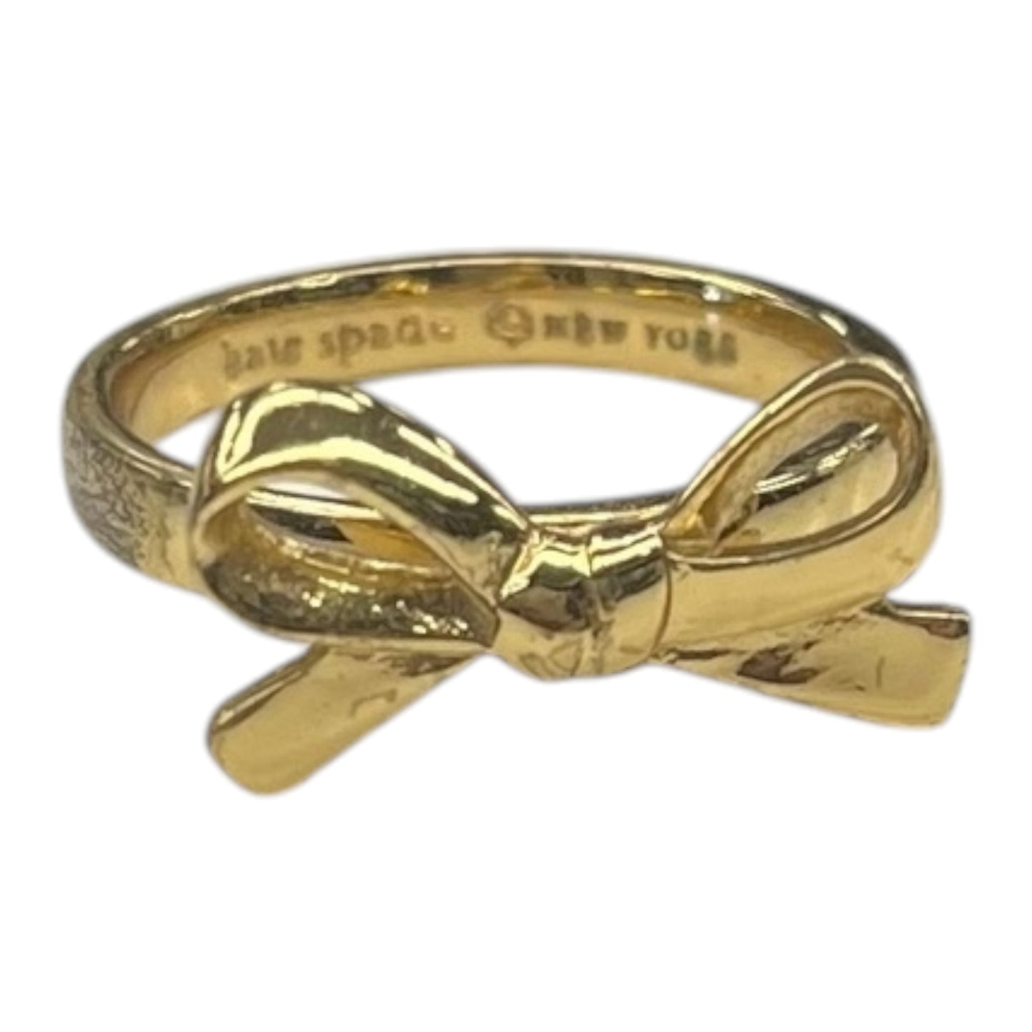 Ring Designer By Kate Spade In Gold, Size:7