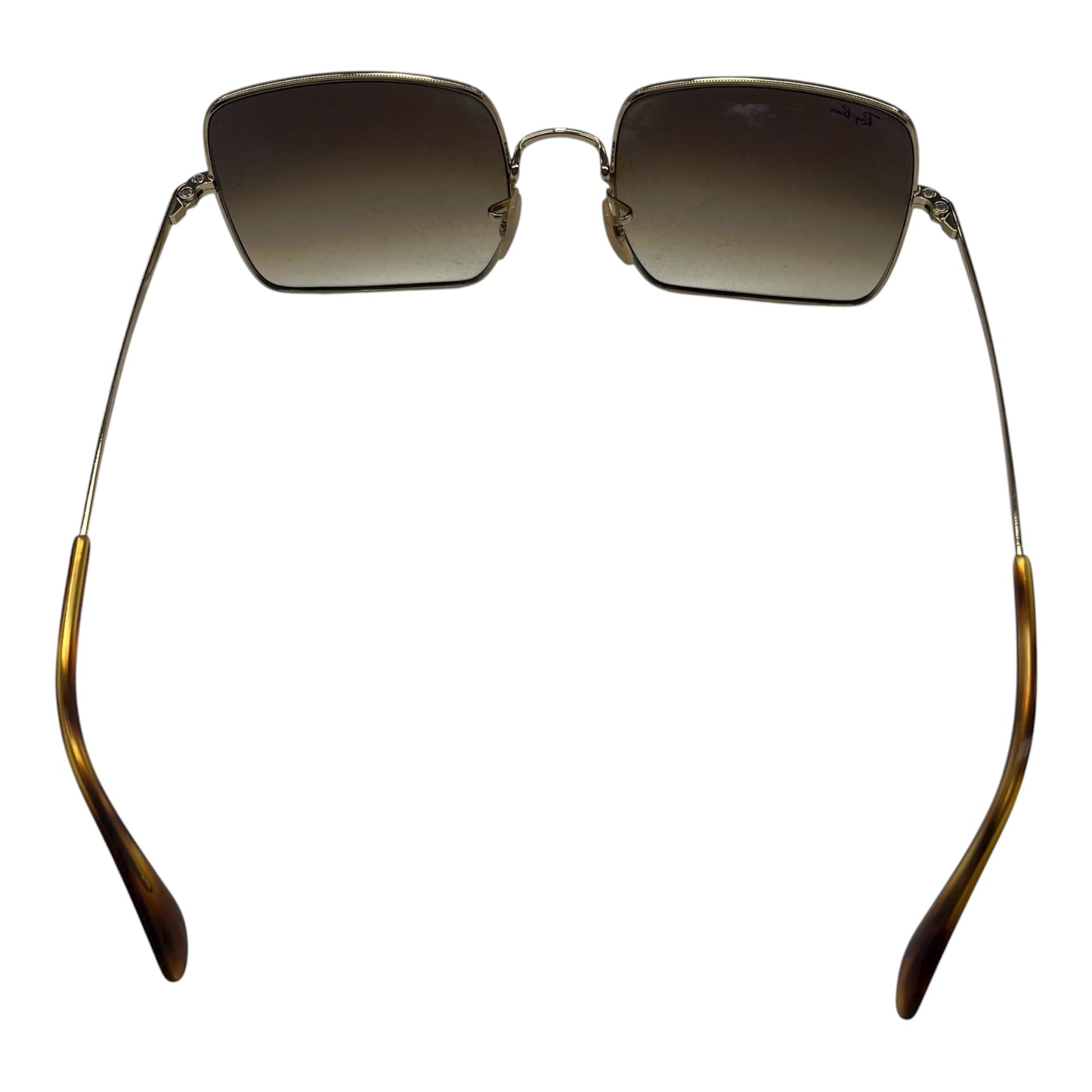 Sunglasses Designer By Ray Ban In Gold