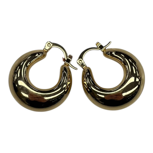 Earrings Hoop By Clothes Mentor In Gold