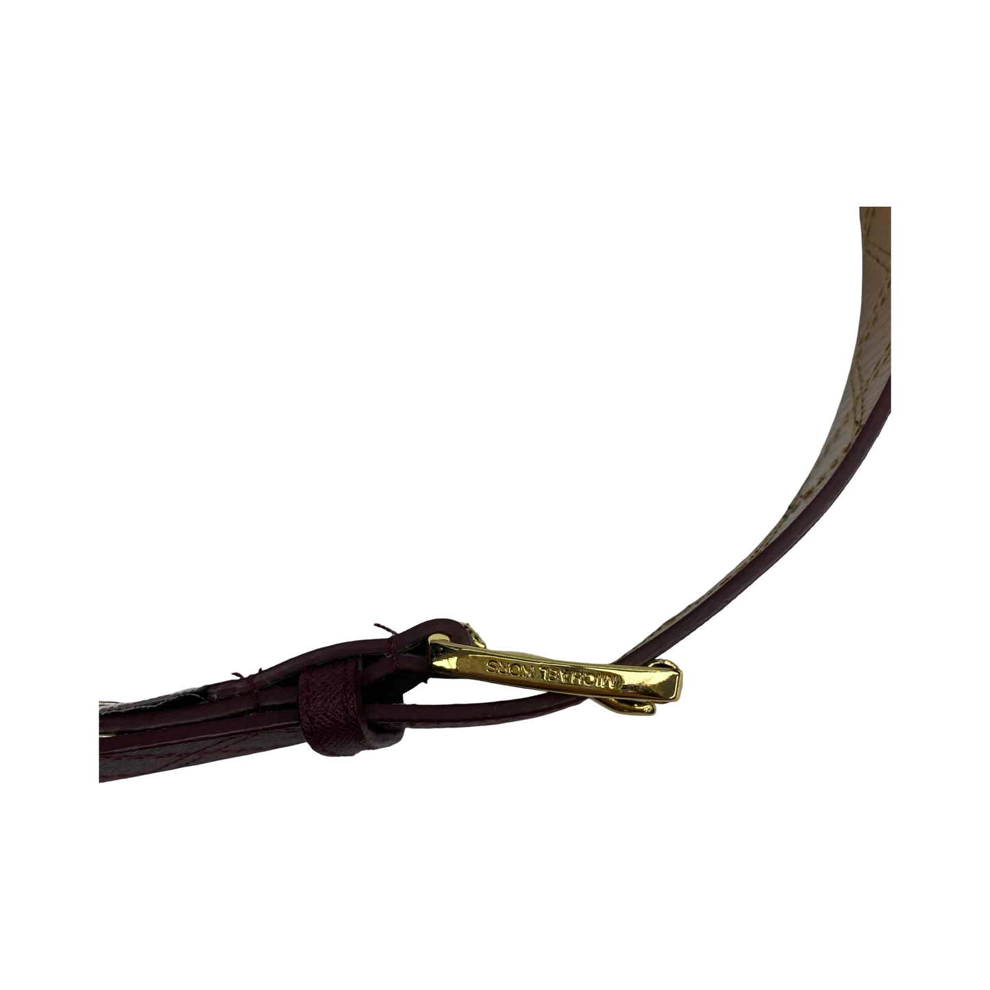 Belt Designer By Michael Kors In Red