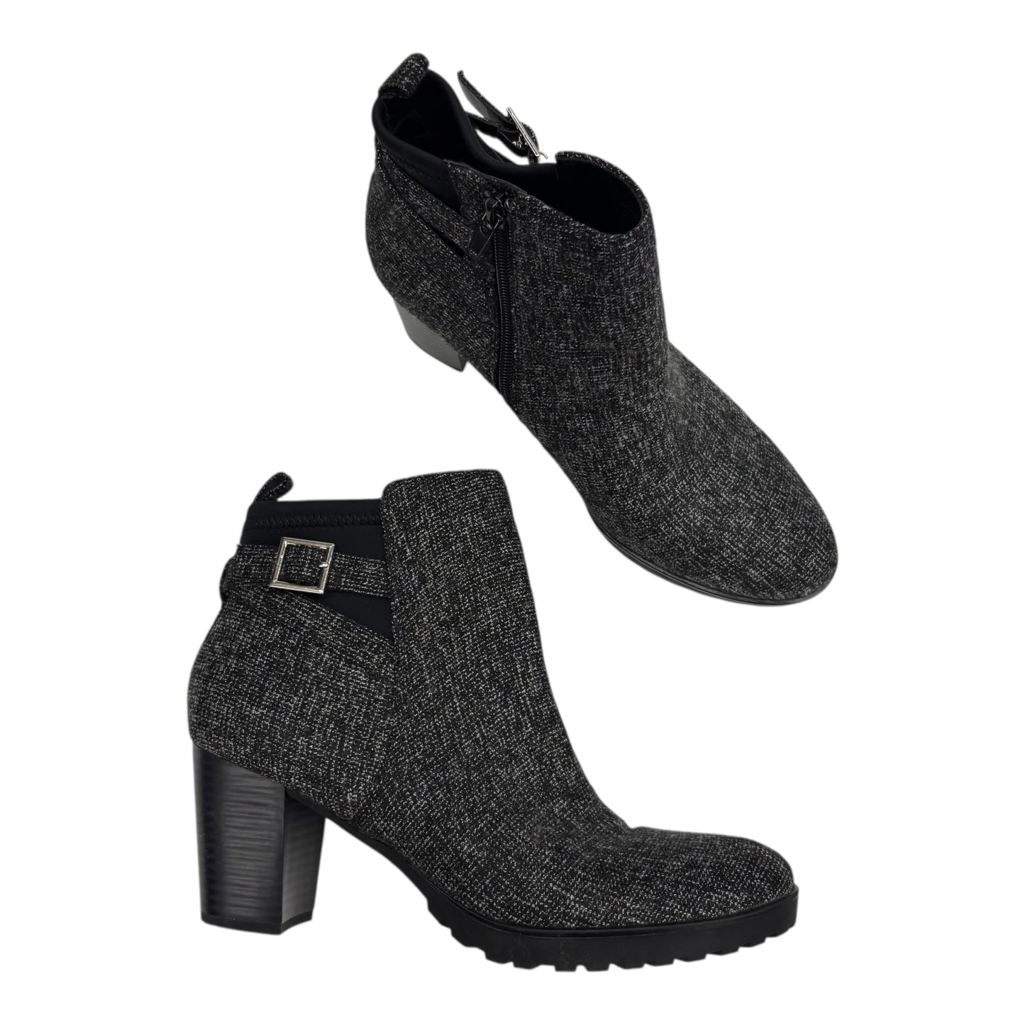 Boots Ankle Heels By Kelly And Katie In Black, Size:8.5