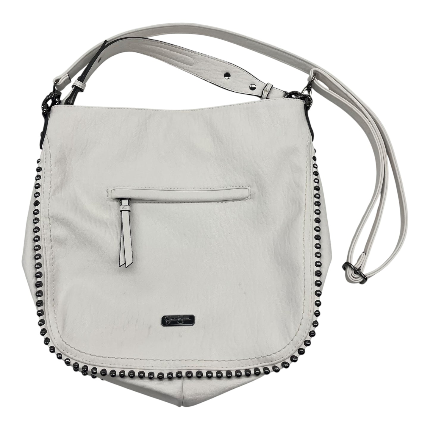 Handbag By Jessica Simpson In White, Size:Large