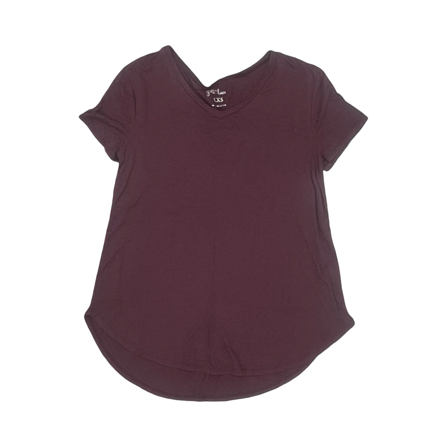 Top Ss By Grace & Lace In Purple, Size:Xxs