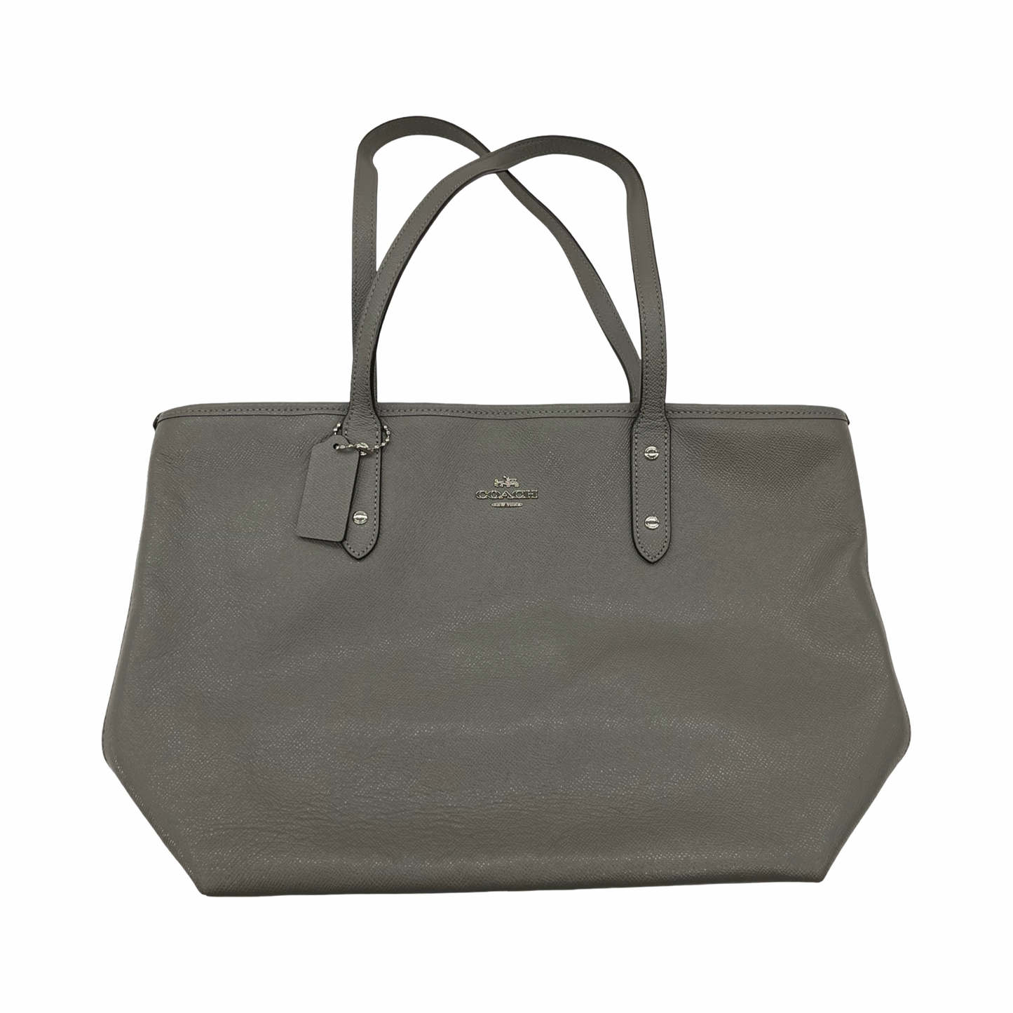 Handbag Designer By Coach In Grey, Size:Medium