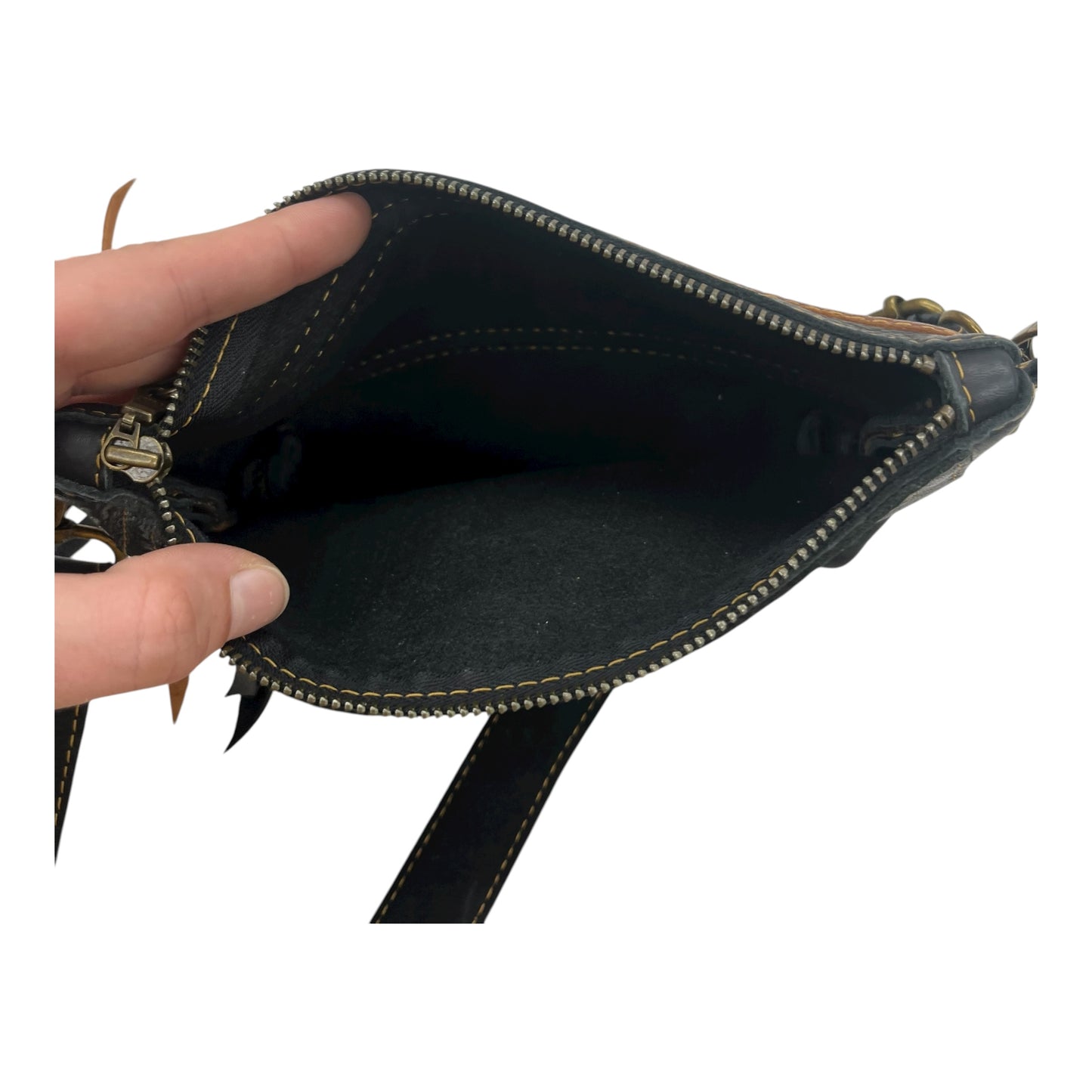 Crossbody By Clothes Mentor In Black, Size:Small