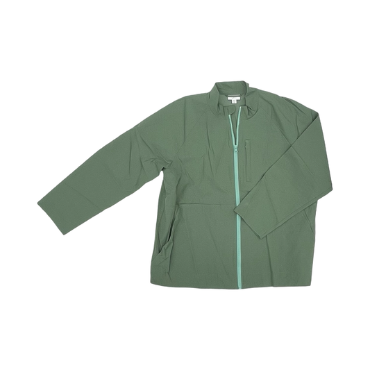 Jacket Windbreaker By J. Jill In Green, Size:22Womens