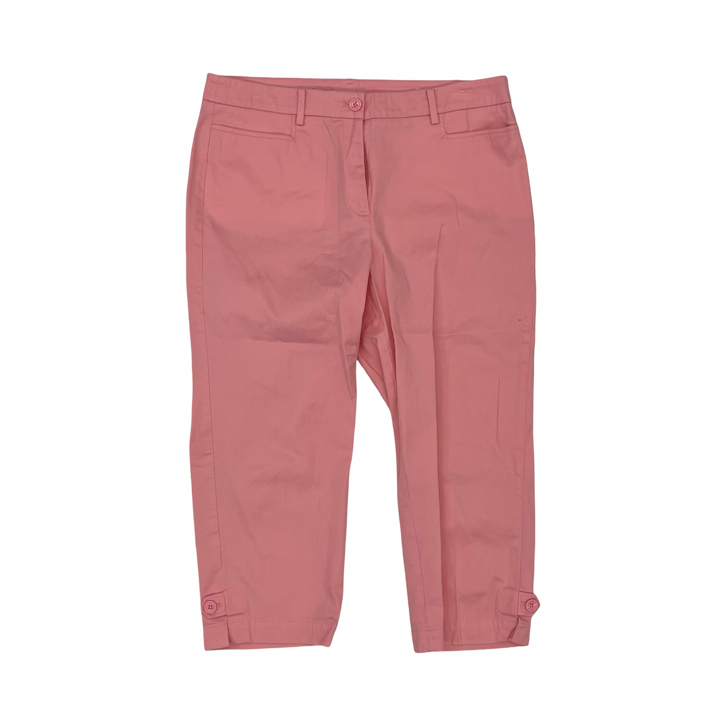 Pants Cropped By Talbots In Pink, Size:12