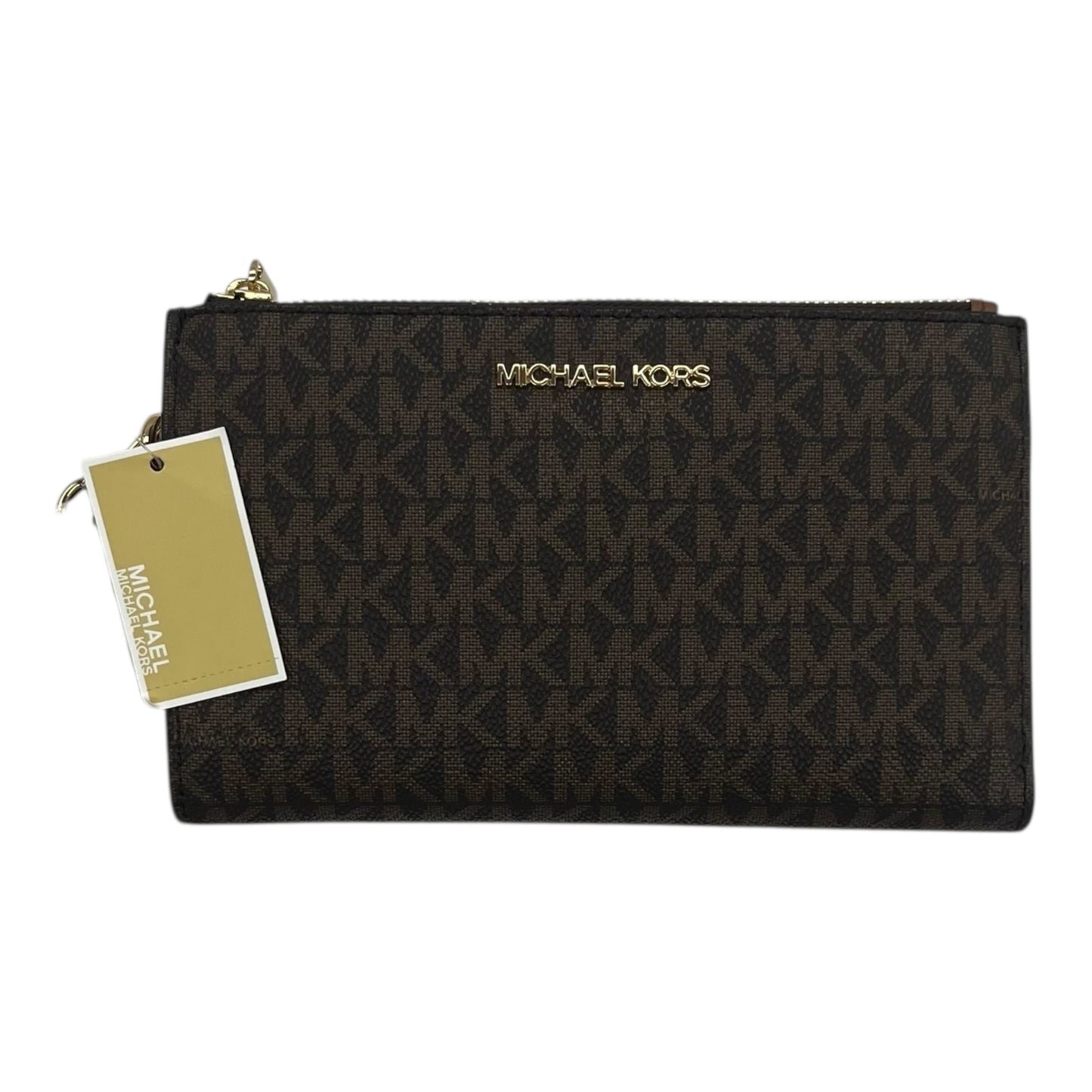 Wallet Designer By Michael Kors In Brown, Size:Large