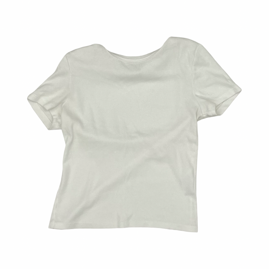 Top Ss By Banana Republic In Cream, Size:M