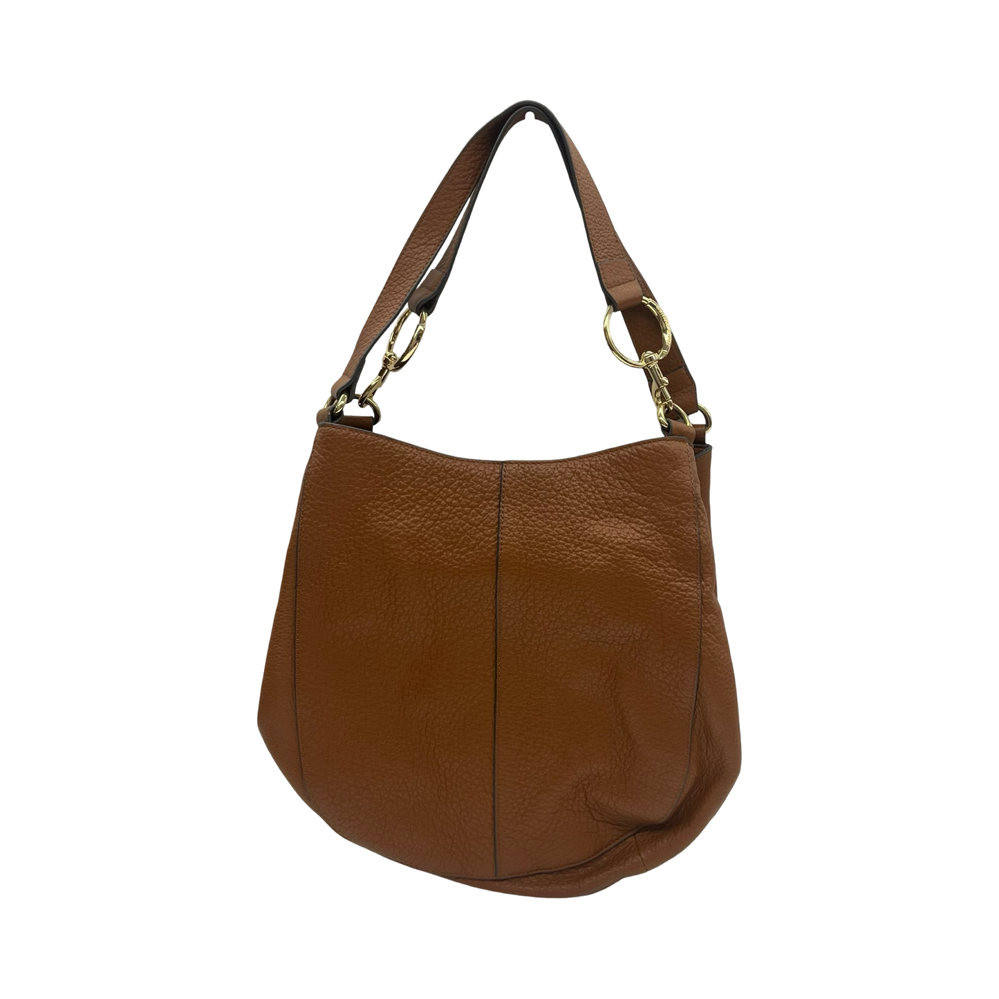 Handbag Leather By Vince Camuto In Brown, Size:Large