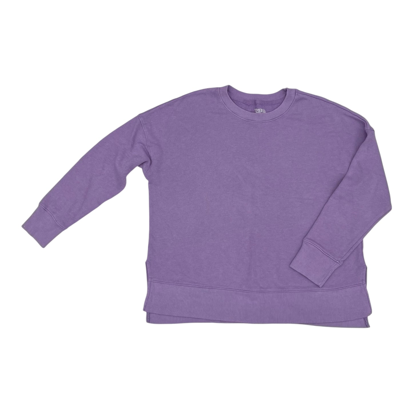 Sweatshirt Crewneck By Time And Tru In Purple, Size:L