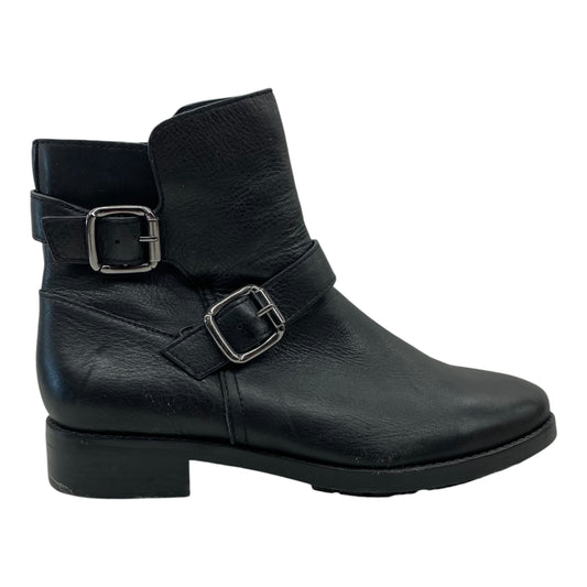 Boots Leather By Clothes Mentor In Black, Size:7.5