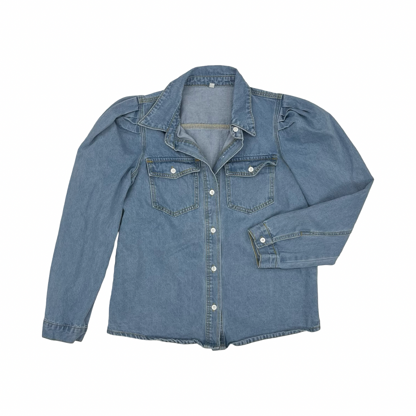 Jacket Denim By Clothes Mentor In Blue Denim, Size:M