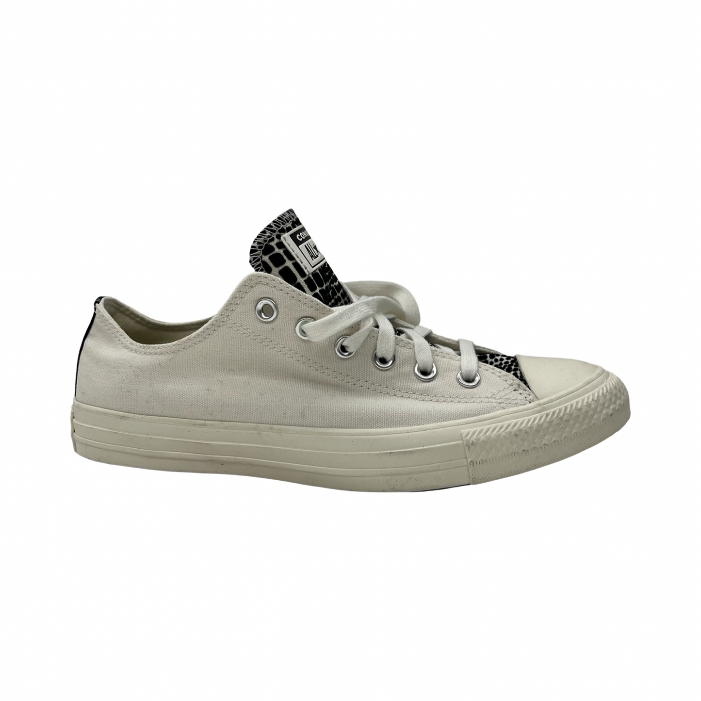 Shoes Sneakers By Converse In Black & Cream, Size:10
