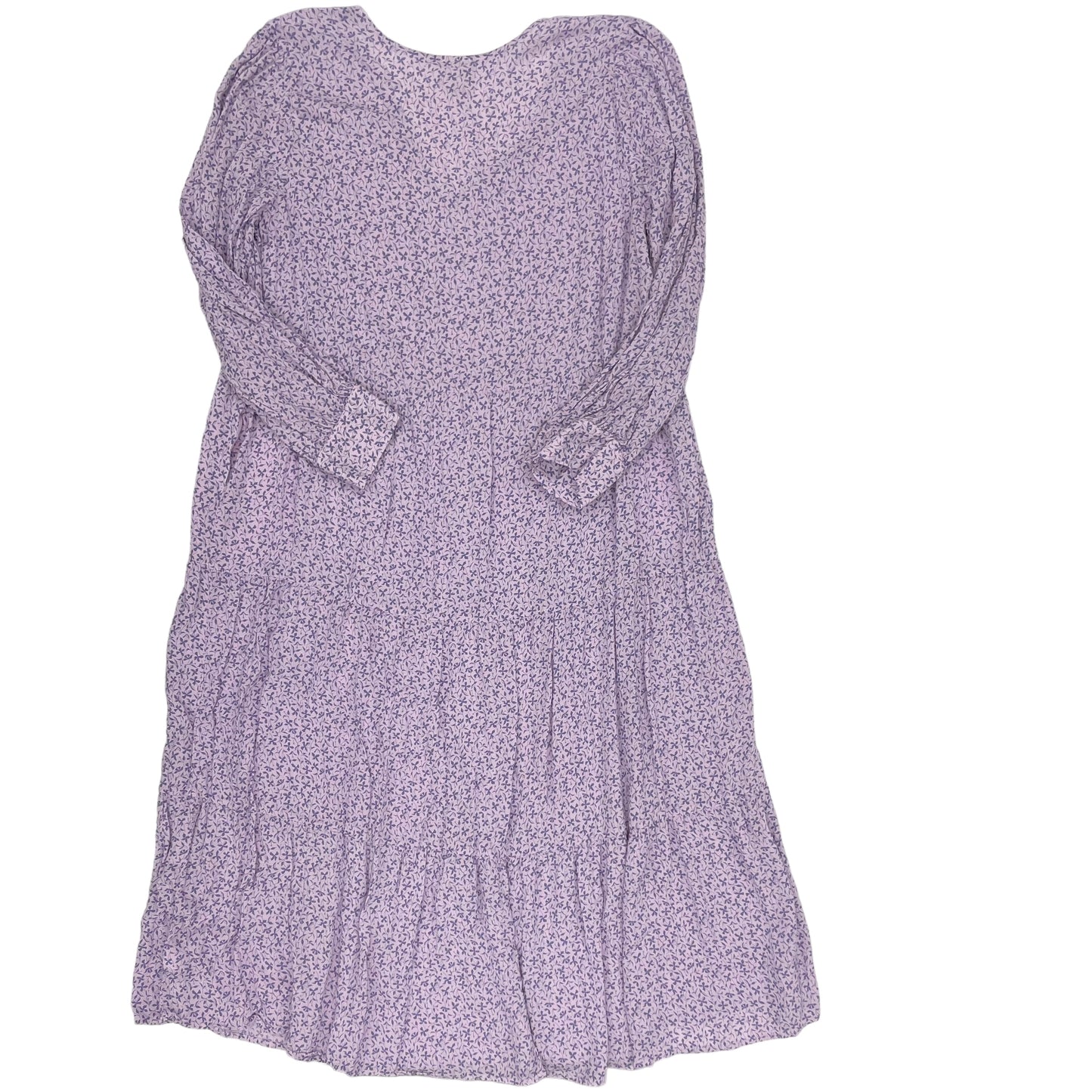 PURPLE A NEW DAY DRESS CASUAL MIDI, Size XXL