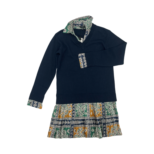 Dress Casual Midi By Current Air In Navy, Size:S