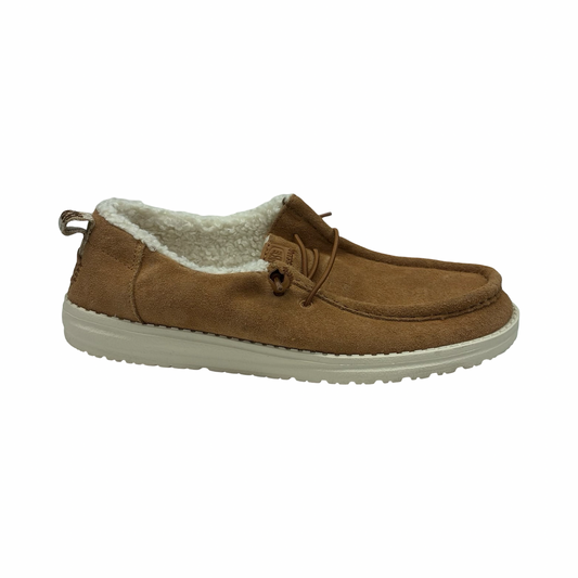Shoes Flats By Hey Dude In Brown, Size:10