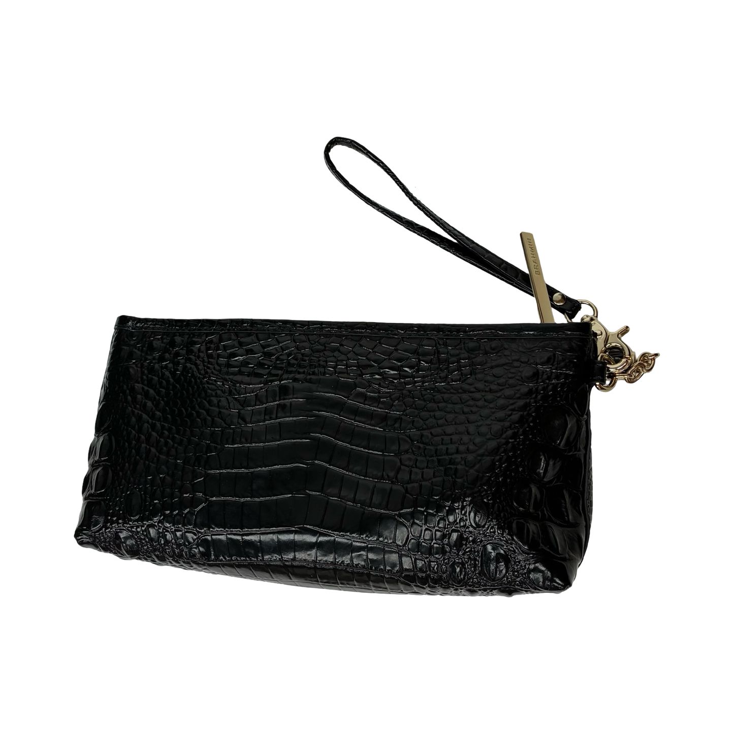 Wristlet Designer By Brahmin In Black, Size:Medium
